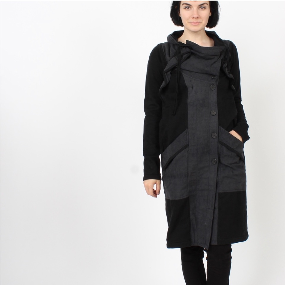 Prairie Underground Seattle Town Coat Organic Cotton Long Coat